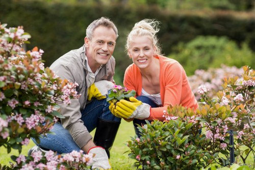 St James gardening team trained in safe working methods and professional care
